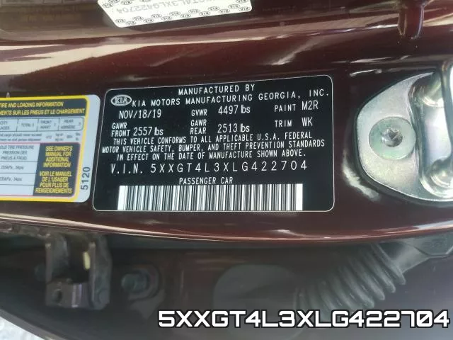 5XXGT4L3XLG422704 фото 2
