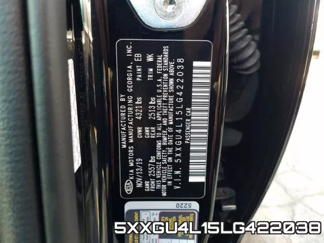 5XXGU4L15LG422038 фото 2