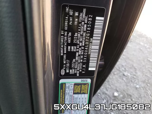 5XXGU4L37JG185082 фото 2
