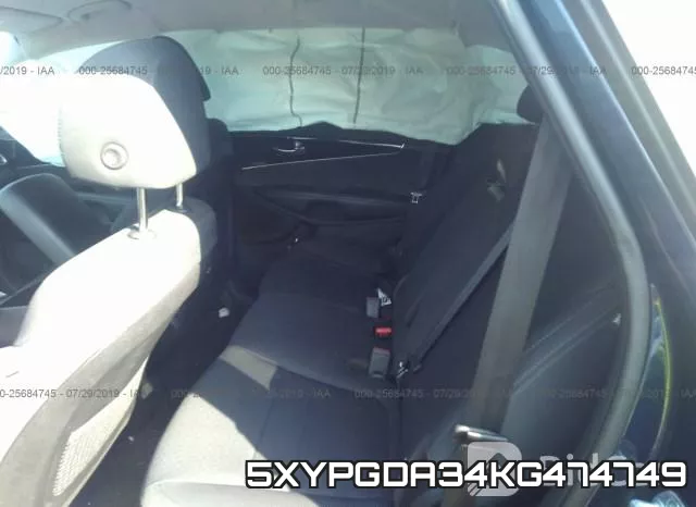 5XYPGDA34KG474749 фото 9