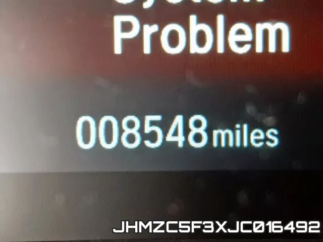 JHMZC5F3XJC016492 фото 9
