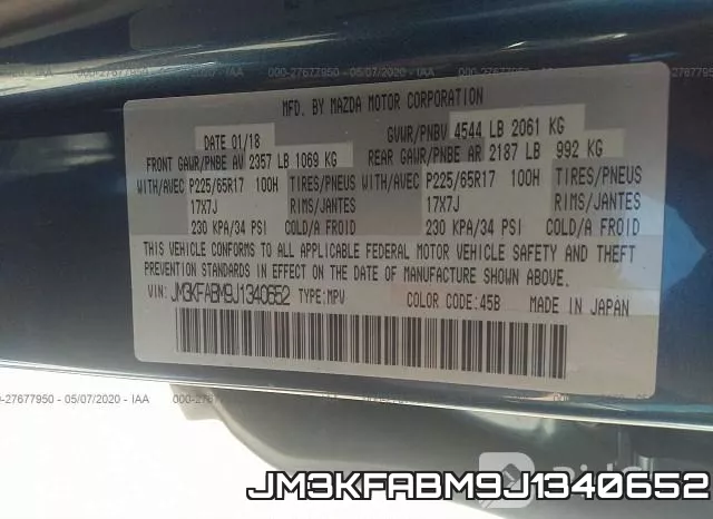 JM3KFABM9J1340652 фото 10