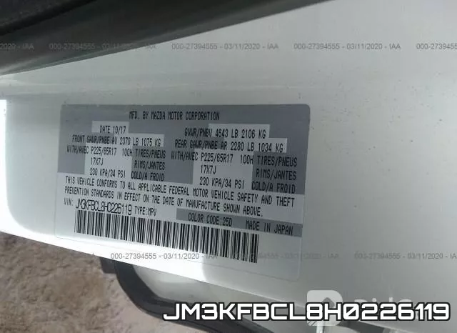 JM3KFBCL8H0226119 фото 10