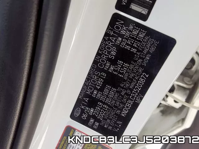 KNDCB3LC3J5203872 фото 2