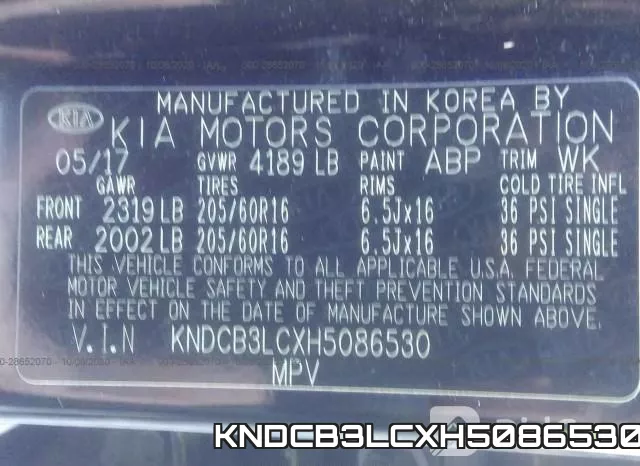 KNDCB3LCXH5086530 фото 10