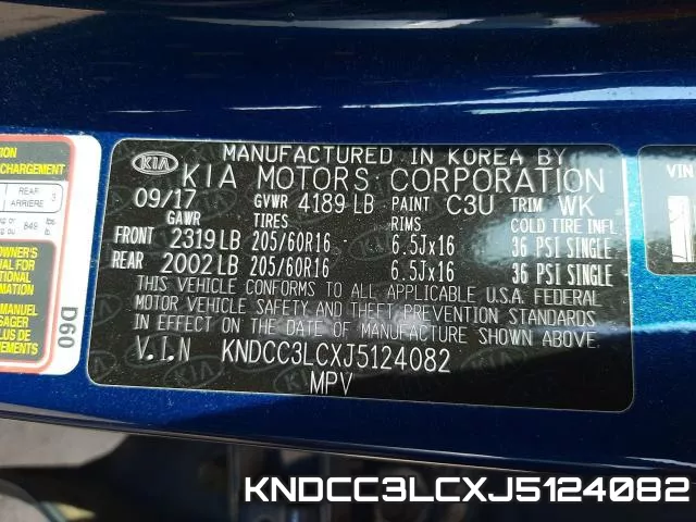KNDCC3LCXJ5124082 фото 2