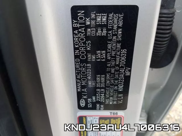 KNDJ23AU4L7006316 фото 2