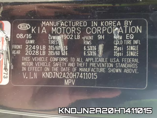 KNDJN2A20H7411015 фото 2