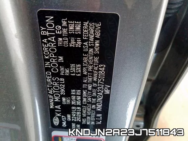 KNDJN2A23J7511843 фото 2