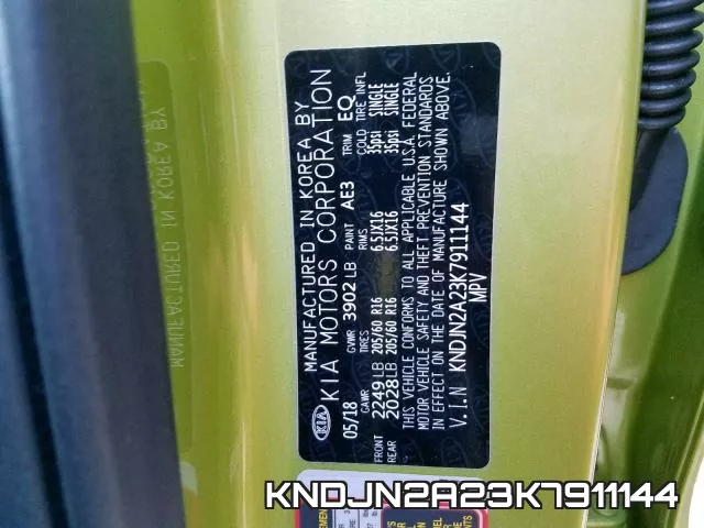 KNDJN2A23K7911144 фото 2