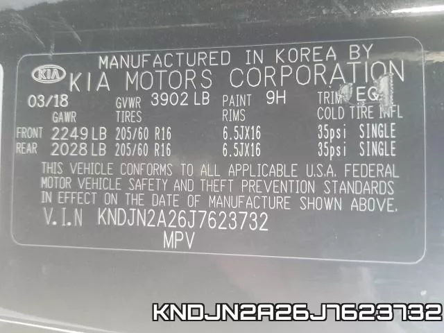 KNDJN2A26J7623732 фото 2
