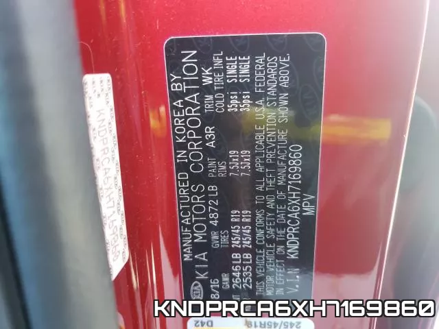 KNDPRCA6XH7169860 фото 2
