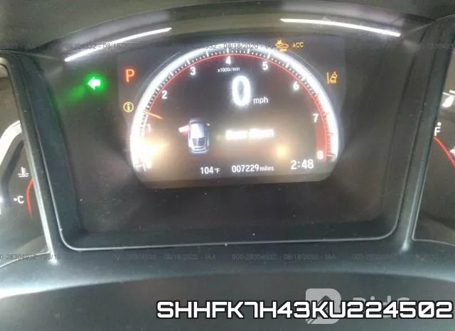 SHHFK7H43KU224502 фото 8