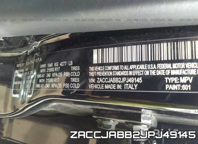 ZACCJABB2JPJ49145 фото 10