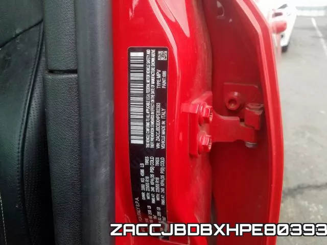 ZACCJBDBXHPE80393 фото 2
