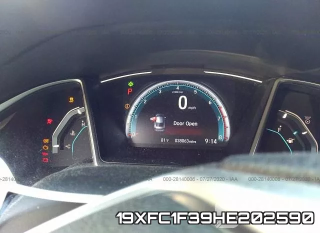 19XFC1F39HE202590 фото 8