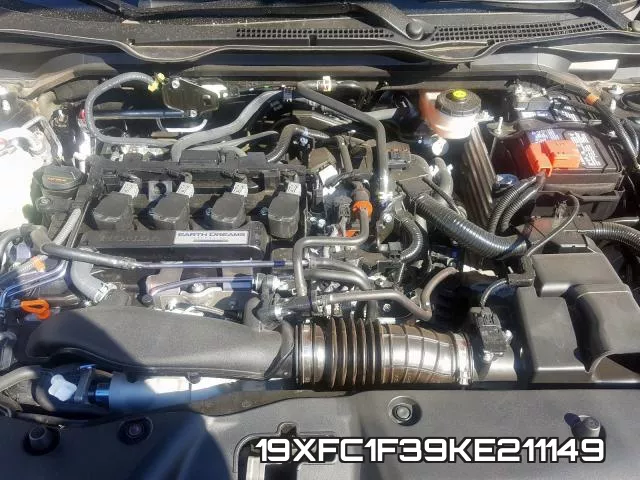 19XFC1F39KE211149 фото 8