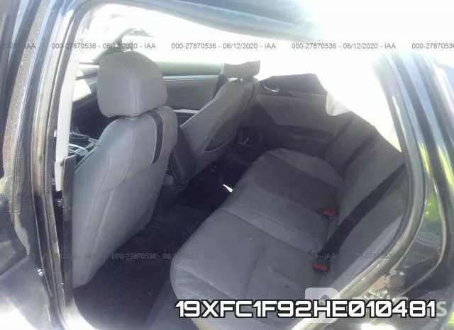 19XFC1F92HE010481 фото 9