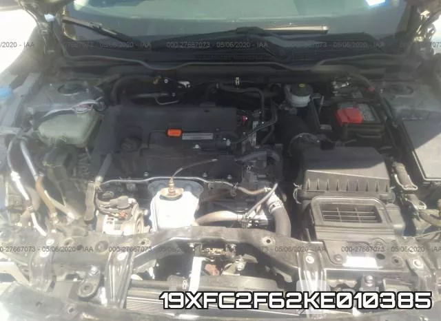 19XFC2F62KE010385 фото 2