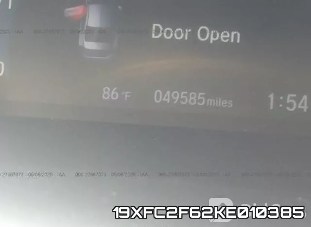 19XFC2F62KE010385 фото 8