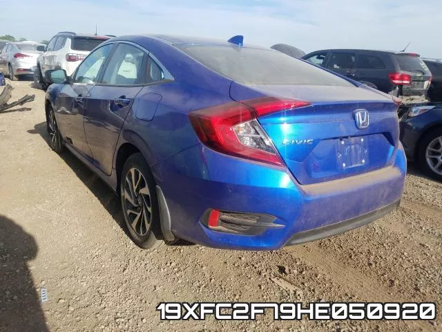 19XFC2F79HE050920 фото 4