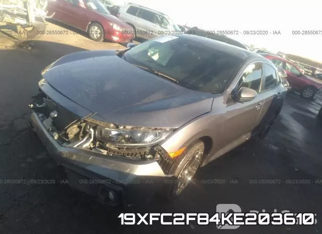 19XFC2F84KE203610 фото 3