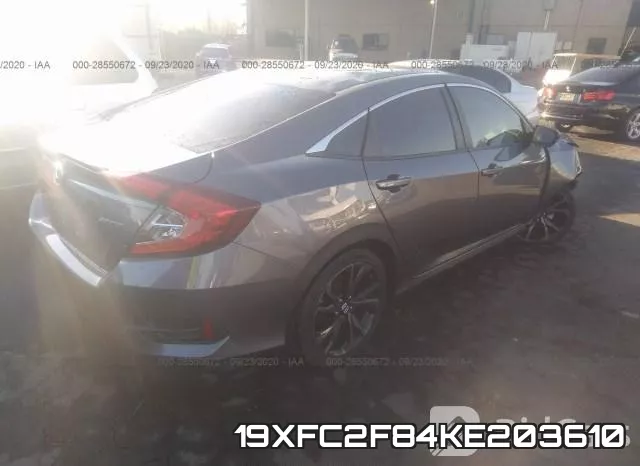 19XFC2F84KE203610 фото 5