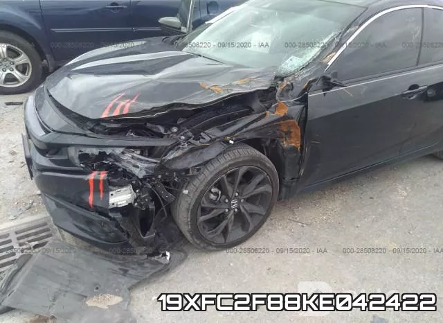 19XFC2F88KE042422 фото 7