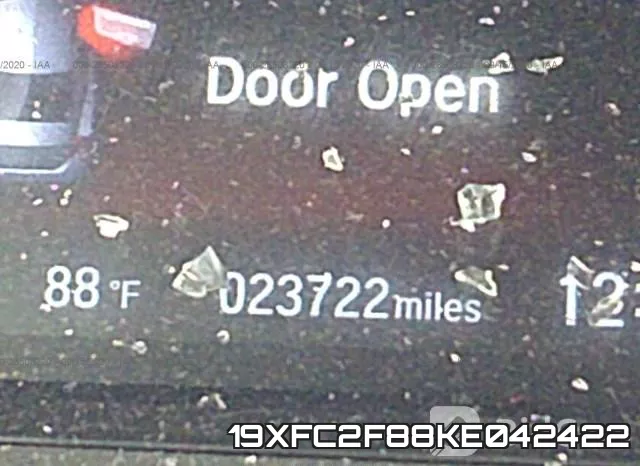 19XFC2F88KE042422 фото 8