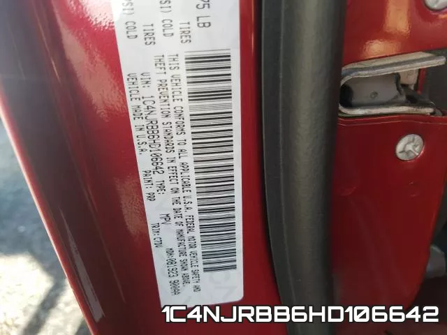 1C4NJRBB6HD106642 фото 2