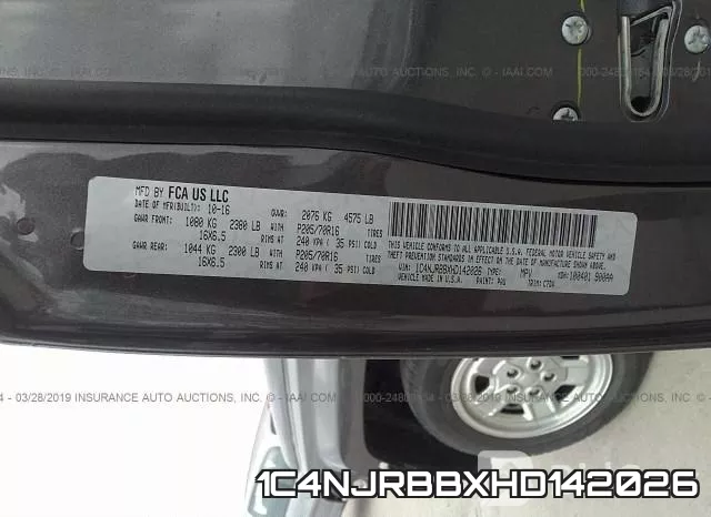 1C4NJRBBXHD142026 фото 10