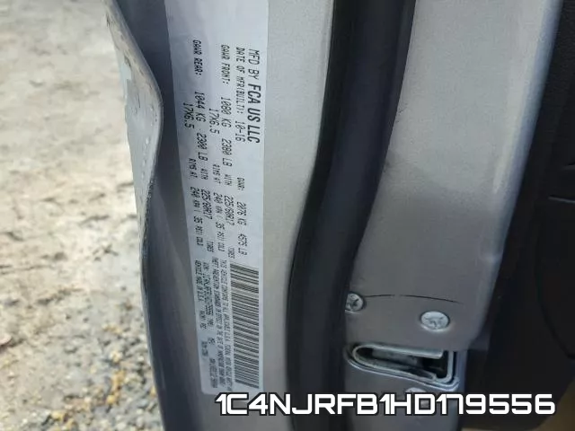 1C4NJRFB1HD179556 фото 2