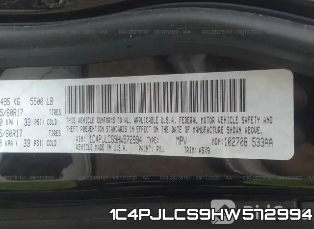 1C4PJLCS9HW572994 фото 10