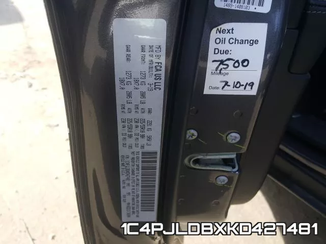 1C4PJLDBXKD427481 фото 2