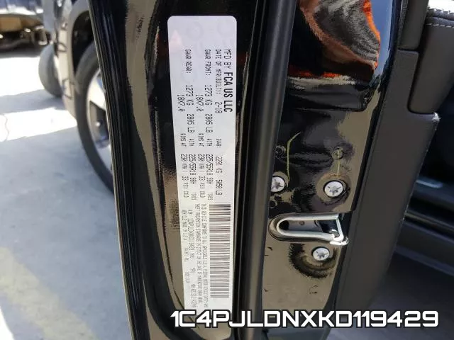 1C4PJLDNXKD119429 фото 2