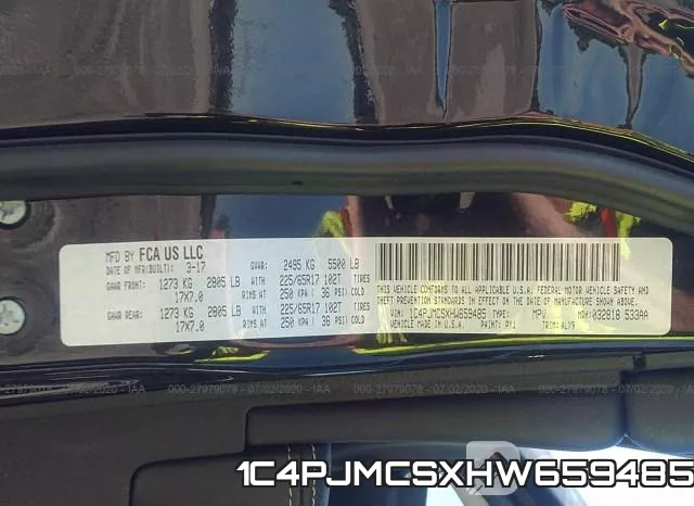 1C4PJMCSXHW659485 фото 10