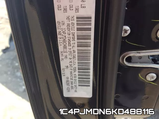 1C4PJMDN6KD488116 фото 2