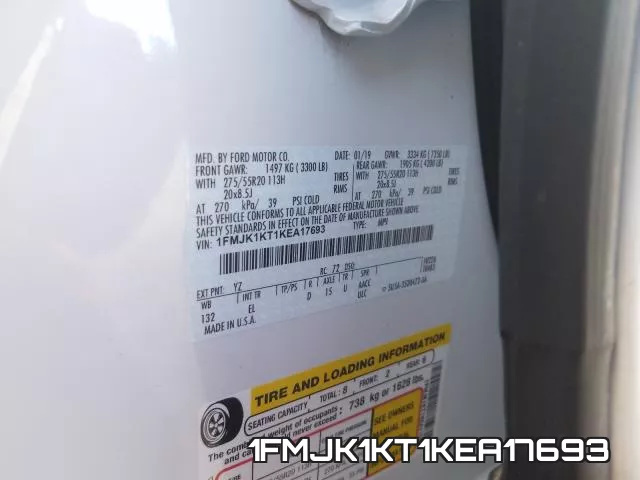 1FMJK1KT1KEA17693 фото 2
