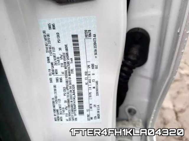 1FTER4FH1KLA04320 фото 2