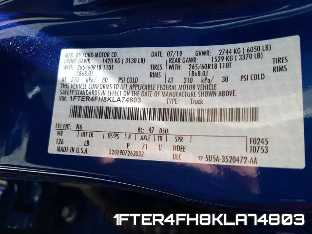 1FTER4FH8KLA74803 фото 2