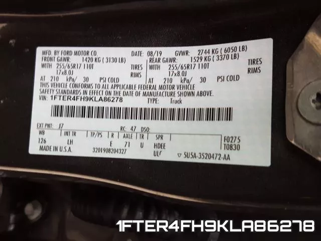 1FTER4FH9KLA86278 фото 2