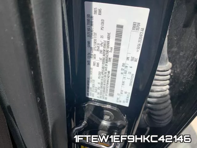 1FTEW1EF9HKC42146 фото 2