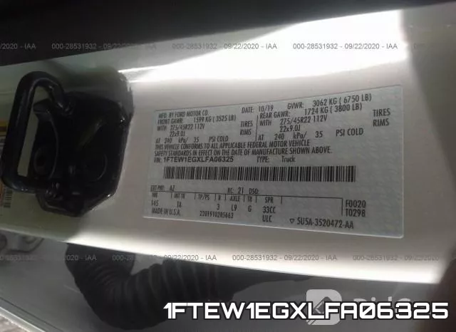 1FTEW1EGXLFA06325 фото 10