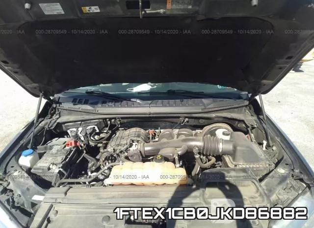 1FTEX1CB0JKD86882 фото 2