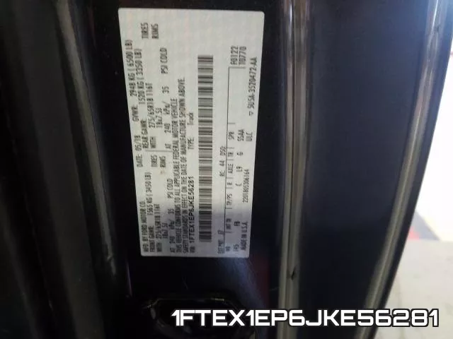 1FTEX1EP6JKE56281 фото 2
