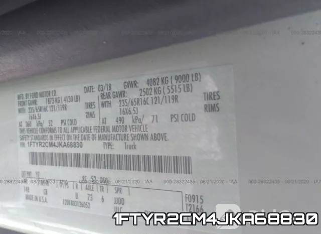 1FTYR2CM4JKA68830 фото 10