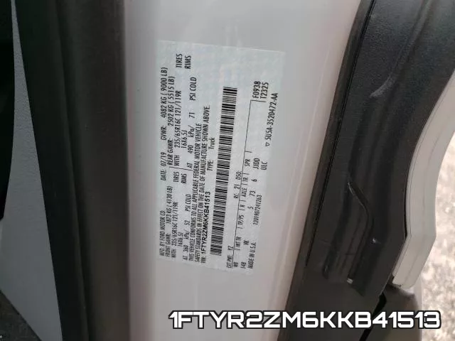 1FTYR2ZM6KKB41513 фото 2