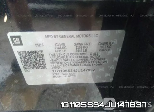 1G1105S34JU147837 фото 10