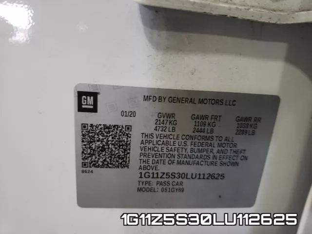 1G11Z5S30LU112625 фото 2