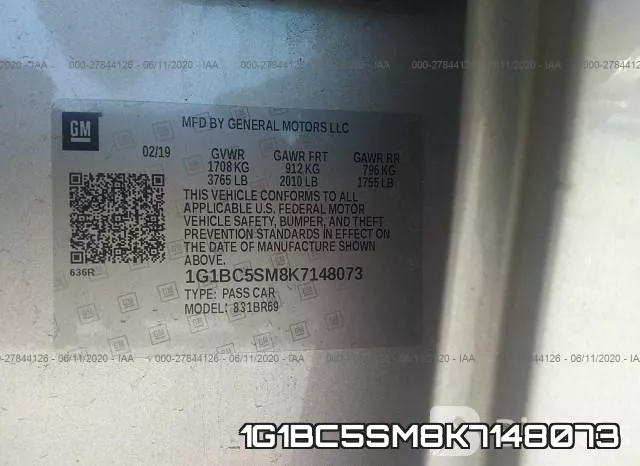 1G1BC5SM8K7148073 фото 10